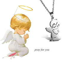 Carica l'immagine nel visualizzatore di Gallery, JewelryWe Gioielli Collana con Pendente Ciondolo Angelo Carino Bambino - Ilgrandebazar