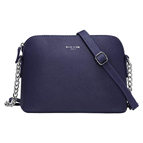 David Jones - Piccola Borsa a Tracolla Spalla Donna Catena - Mano Blu