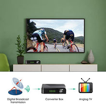 Carica l'immagine nel visualizzatore di Gallery, Decoder DVB-T2 Digitale Terrestre 2023 Full HD 1080P Dolby Audio H.265 HEVC Main 10 Bit Riceve Tutti I Canali Gratuiti, Mini Scart Supporta Sistema Nuovo[Includere 2in1 telecomando universale]