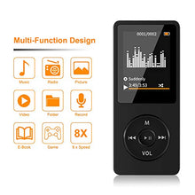 Carica l&#39;immagine nel visualizzatore di Gallery, Lettore MP3, Wodgreat MP3 Musica 8GB MP4 Portatile HiFi...