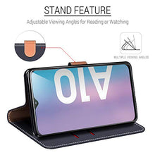 Carica l&#39;immagine nel visualizzatore di Gallery, COODIO Custodia per Samsung Galaxy A10, in Pelle Blu Scuro/Rosso - Ilgrandebazar