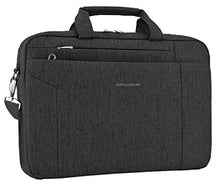 Carica l&#39;immagine nel visualizzatore di Gallery, KROSER Laptop Ventiquattrore Borsa per PC Portatile da 15,6 Nero Carbone