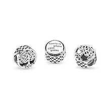 Carica l&#39;immagine nel visualizzatore di Gallery, Minibees Charm Albero della Famiglia Argento Sterling 925 - Ilgrandebazar