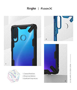 Ringke Fusion-X Custodia Compatibile con Huawei P30 Lite, Space Blue - Ilgrandebazar