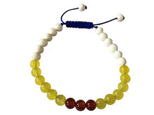 Carica l&#39;immagine nel visualizzatore di Gallery, Hands Of Tibet, mala tibetana, braccialetto da polso con grani in Yellow - Ilgrandebazar