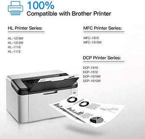 LxTek Compatibile Toner Sostituzione per TN1050 (1000 pagine) 4 Nero