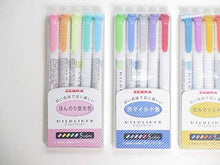 Carica l&#39;immagine nel visualizzatore di Gallery, Zebra Mildliner Set di 20 evidenziatori, colori pastello