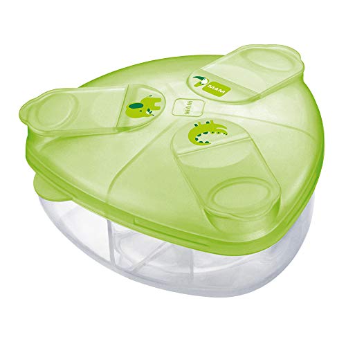 Mam - Contenitore per latte in polvere, colore: Verde verde