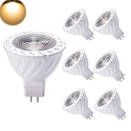 Yafido Lampadine GU5.3 MR16 LED 12V Faretti Luce Bianco Caldo 7W - Ilgrandebazar