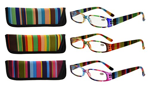 Eyekepper 3 Pack Ladies occhiali da lettura 2.00 Strength, 3 Pezzi Striscia - Ilgrandebazar