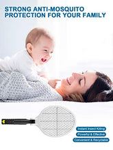 Carica l&#39;immagine nel visualizzatore di Gallery, Myguru Racchetta Zanzare Elettrica Pieghevole, 4000V Swatter Elettrico USB...