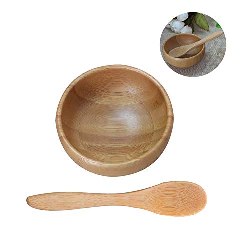 Carino piccolo Eco Bamboo maschera facciale ciotola di miscelazione maschera... - Ilgrandebazar