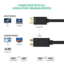 Carica l'immagine nel visualizzatore di Gallery, UGREEN Cavo DisplayPort HDMI 4K Ultra HD, Adattatore DP to Cable per 1M - Ilgrandebazar