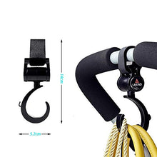 Carica l&#39;immagine nel visualizzatore di Gallery, Ganci Passeggino Porta Borse Universale Gancio per Plástico 4pcs