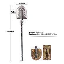 Carica l'immagine nel visualizzatore di Gallery, REDCAMP - Pala Pieghevole da Campeggio Argento