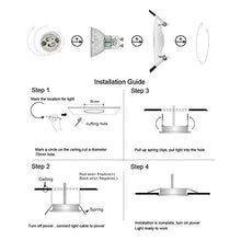 Carica l&#39;immagine nel visualizzatore di Gallery, Sunpion Faretti LED da Incasso per Set 6 6000K rotonde bianche - Ilgrandebazar