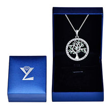 Carica l&#39;immagine nel visualizzatore di Gallery, YL Collana per Donna in Argento 925 con Ciondolo e AAA Smeraldo Simulato - Ilgrandebazar