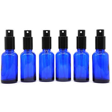 Carica l&#39;immagine nel visualizzatore di Gallery, Yizhao Blu Bottiglie Spray Vetro 30 ml, con Vaporizzatore Fine e 6,
