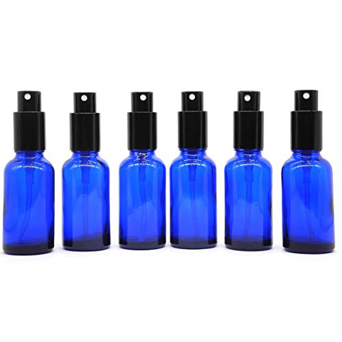 Yizhao Blu Bottiglie Spray Vetro 30 ml, con Vaporizzatore Fine e 6,