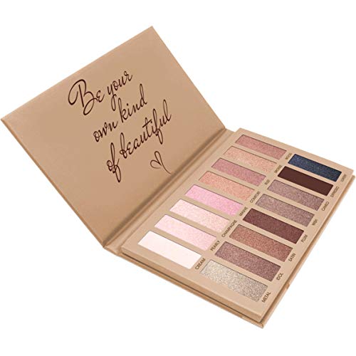 Palette Ombretti Trucchi Make Up Occhi - 16 Colori Nudo Satinati Nude Exposed - Ilgrandebazar
