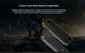 【2019】DOOGEE S40 (3GB + 32GB) robusta 4G Android 9,0 Rugged 3GB+32GB, Orange