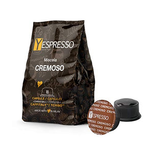 Yespresso Capsule Caffitaly Compatibili Cremoso - Confezione da 80 80 capsule - Ilgrandebazar