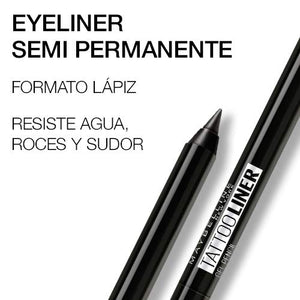 Maybelline New York Tattoo Liner Gel Pencil, Matita Occhi senza 900 Deep Onix - Ilgrandebazar