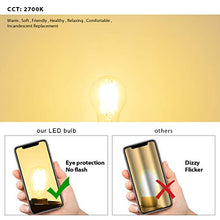 Carica l&#39;immagine nel visualizzatore di Gallery, Lampadina Filamento LED E27, 8W Equivalenti a 60W, A60 E27 2700K-6 Pezzi