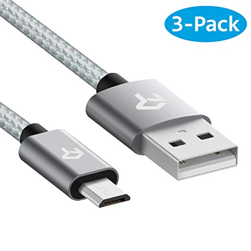 Rankie Cavo Micro USB, Nylon Intrecciato, Sincronizzazione e Dati ad Alta... - Ilgrandebazar