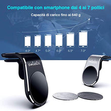 Carica l&#39;immagine nel visualizzatore di Gallery, soleilx Supporto Auto Smartphone Magnetico Universale Porta Cellulare Nero - Ilgrandebazar