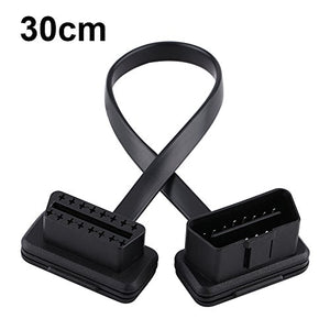 Cavo di prolunga OBD2 a 16 pin, adattatore per auto a 16 pin maschio a 30cm - Ilgrandebazar