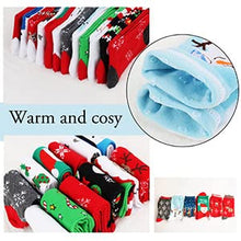 Carica l'immagine nel visualizzatore di Gallery, Fascigirl 12 paia di calzini natalizi Santa Deer Fiocco di neve Pupazzo di neve in cotone per le donne