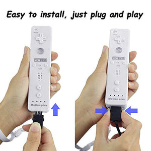 VIPITH - Controller Nunchuck per Nintendo Wii, confezione da 2 Cruz V2 Fresh...