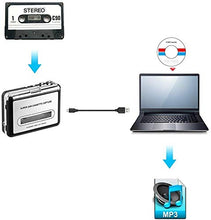 Carica l&#39;immagine nel visualizzatore di Gallery, DIGITNOW! Portatile registratore a Cassetta &amp; Audio Nastro, gray