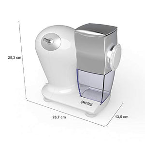 Imetec GR1 1000 Grattugia Elettrica, Rullo in Acciaio Inox, Tramoggia in... - Ilgrandebazar