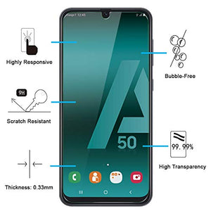 NEW'C Pacco da 3 Pezzi, Pellicola Protettiva in Vetro Temperato per Samsung...