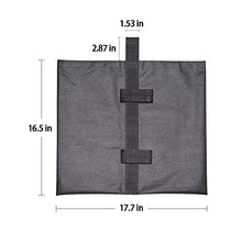 Carica l&#39;immagine nel visualizzatore di Gallery, RIOGOO 4 Pezzi Sacchi di Sabbia Peso Industriale Resistente a Black-001