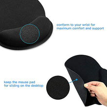 Carica l'immagine nel visualizzatore di Gallery, aovowog Tappetino Mouse con Poggiapolsi al Gel, Pad Ergonomico Base in...