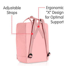 Carica l&#39;immagine nel visualizzatore di Gallery, Fjällräven Kånken, Zaino Unisex 13 x 27 x 38 cm, 16 L, Rosa (Pink)