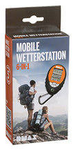Carica l&#39;immagine nel visualizzatore di Gallery, Dmax Mobile 6 in 1 Stazione Meteo, Nero/Arancione, 9.2 x 6 x 2 cm - Ilgrandebazar