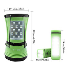 Carica l'immagine nel visualizzatore di Gallery, SYTUAM Lampada da Campeggio Ricaricabile O Batteria 6000K con Bussola/2 Mini...