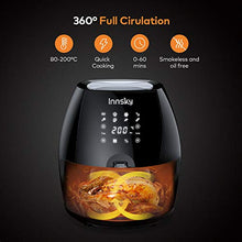 Carica l&#39;immagine nel visualizzatore di Gallery, Innsky 5.5L Friggitrice ad aria calda 8 Funzioni Preimpostate + Funzione di... - Ilgrandebazar