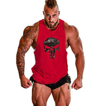 Carica l'immagine nel visualizzatore di Gallery, Cabeen Uomo Palestra Canotta Smanicato Bodybuilding Canottiera Gym Cotone...