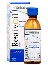 Carica l&#39;immagine nel visualizzatore di Gallery, RestivOil Complex Olio Shampoo Delicato Antiforfora per Capelli da Normali a Grassi con Azione Antiseborroica e Anti Prurito, Shampoo Senza Schiuma, 250 ml