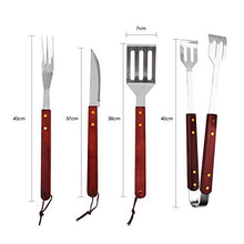 Carica l&#39;immagine nel visualizzatore di Gallery, Fixkit Set di Utensili Barbecue 18 Pezzi Completo Attrezzi BBQ in 18