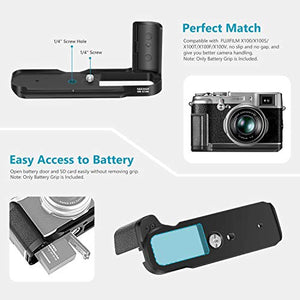 Neewer Impugnatura Portabatteria Staffa-L GB-X100 in Lega di Alluminio...