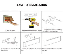 Carica l&#39;immagine nel visualizzatore di Gallery, 2 Pezzi LED Lampada da Parete 16W Bianco 2x 16w Caldo - Alluminio