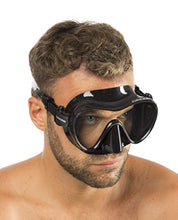 Carica l&#39;immagine nel visualizzatore di Gallery, Cressi F1 Mask - Maschera Subacquea monovetro del Tipo Frameless, L, Nero