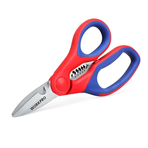WORKPRO Forbice per Elettricisti con Funzione Spelacavi