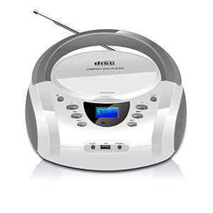 LONPOO Lettore CD Portatile, Radio Portatili Boombox MP3 Portatili...